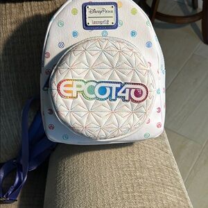Disney EPCOT 40th Anniversary Backpack - White